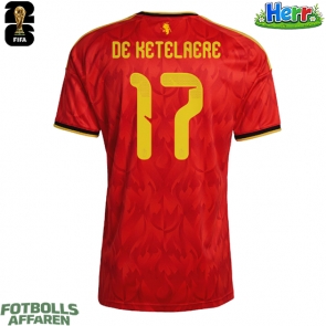 Belgien Charles De Ketelaere #17 Hemmatröja VM 2026 Kortärmad